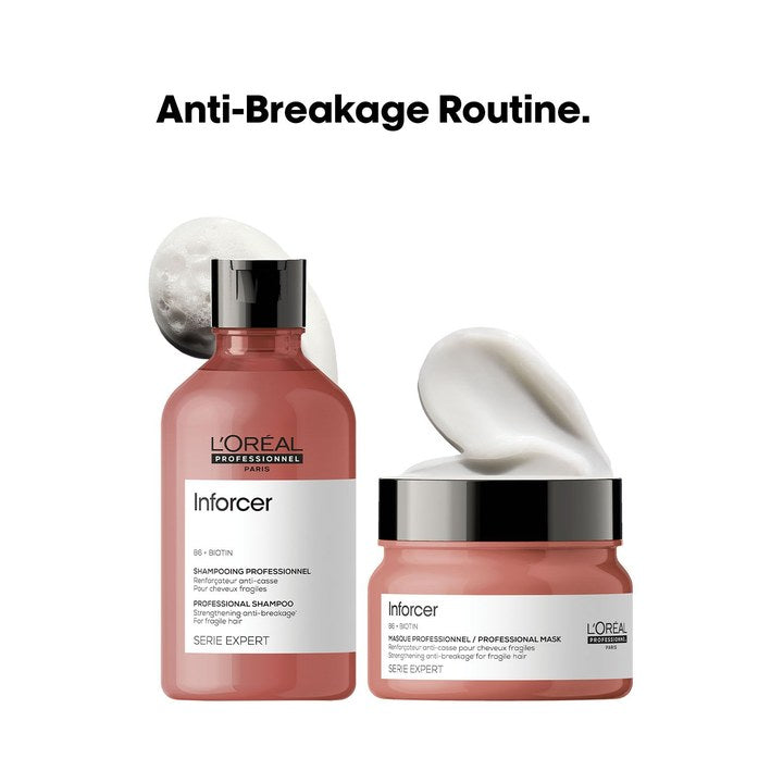 LOreal Professionnel Inforcer Shampoo & Mask with Biotin & Vitamin B6 for Reduced Breakage