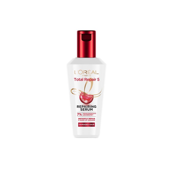 LOreal Paris Total Repair 5 Repairing Serum with Keratin XS Technology - 80ml