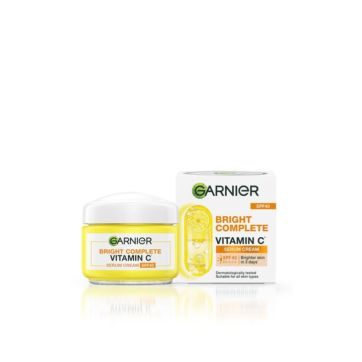 Garnier Skin Naturals Bright Complete Vitamin C Serum Cream with SPF 40 - 45g