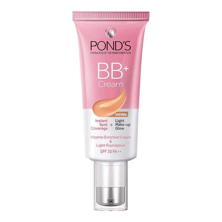Ponds Instant Spot Coverage BB + Cream with SPF 30 PA++ & Vitamin B3 30g - Natural