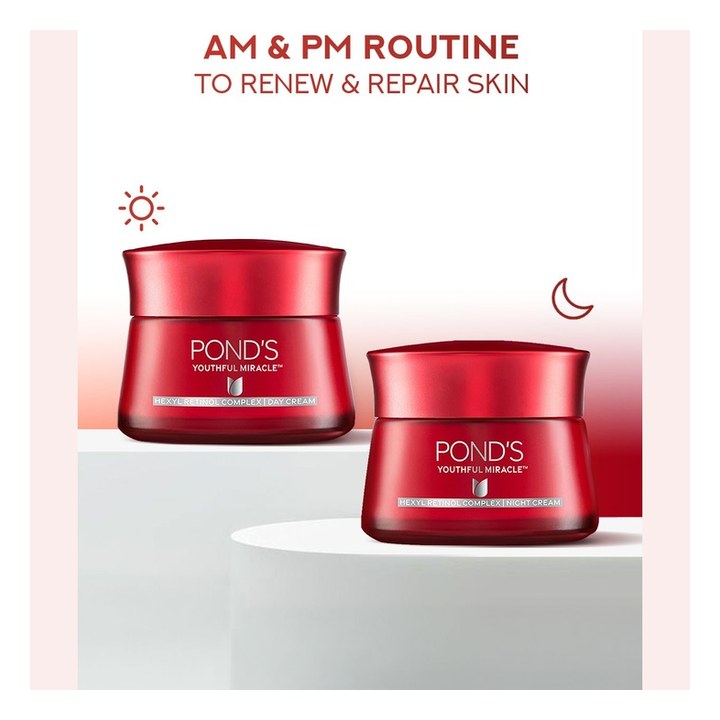 Ponds Women Set of 2 Age Miracle Cell ReGEN Day Cream & Wrinkle Corrector Night Cream