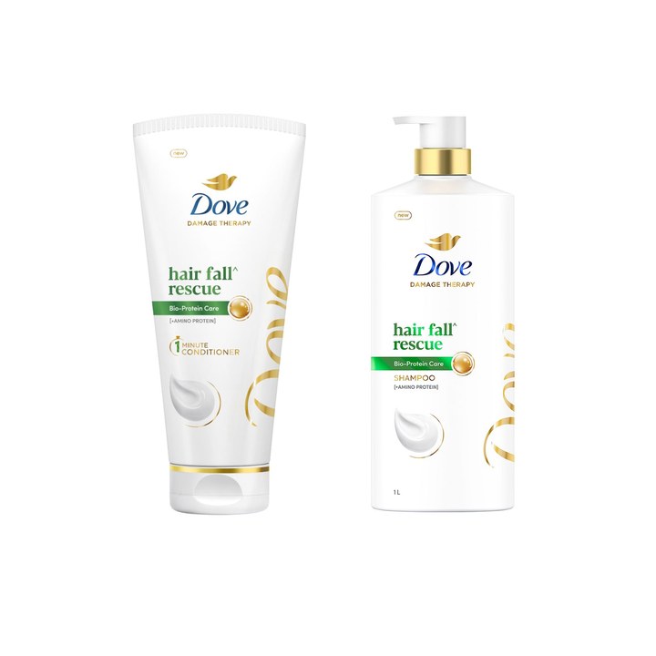 Dove Women Set of Hair Fall Rescue Shampoo & Conditioner