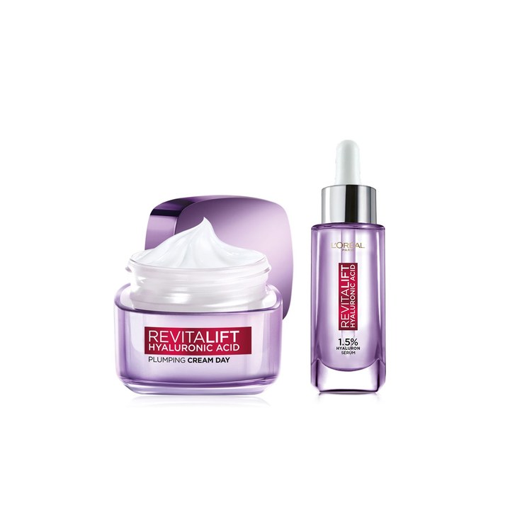 LOreal Paris Revitalift 1.5% Hyaluronic Acid Serum & Plumping Day Cream