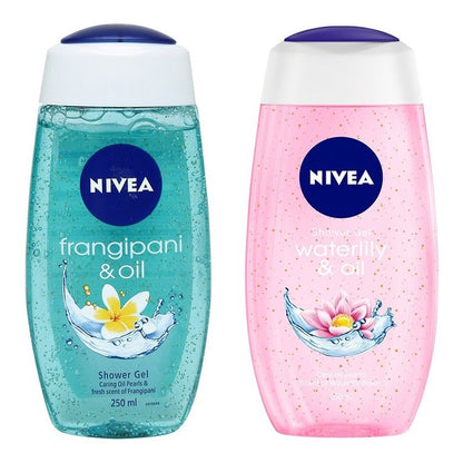 Nivea Set of 2 Frangipani & Oil - Waterlily & Oil Shower Gels