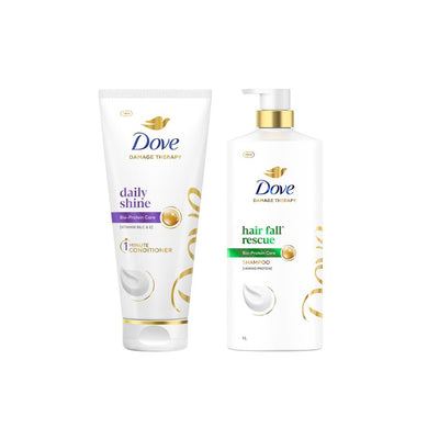 Dove Hair Fall Rescue Shampoo & Daily Shine Conditioner
