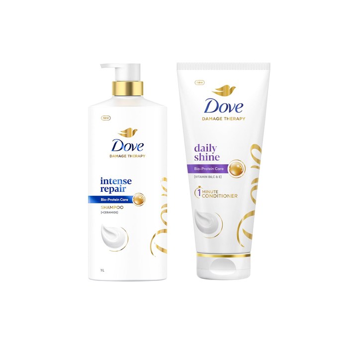 Dove Intense Repair Shampoo & Daily Shine Conditioner