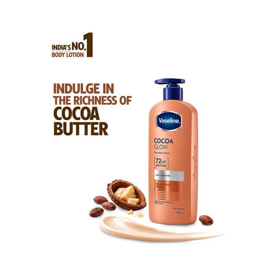 Vaseline Cocoa Glow Serum In Lotion with 100% Pure Cocoa & Shea Butter - 600 ml