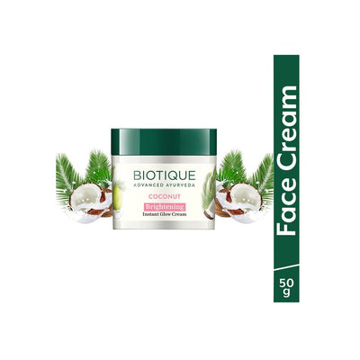 Biotique Coconut Brightening Instant Glow Cream - 50 g