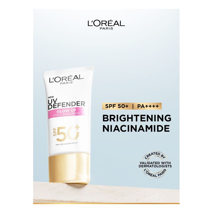 LOreal Paris UV Defender Serum Protector Bright & Clear Sunscreen SPF 50+ - 50 ml