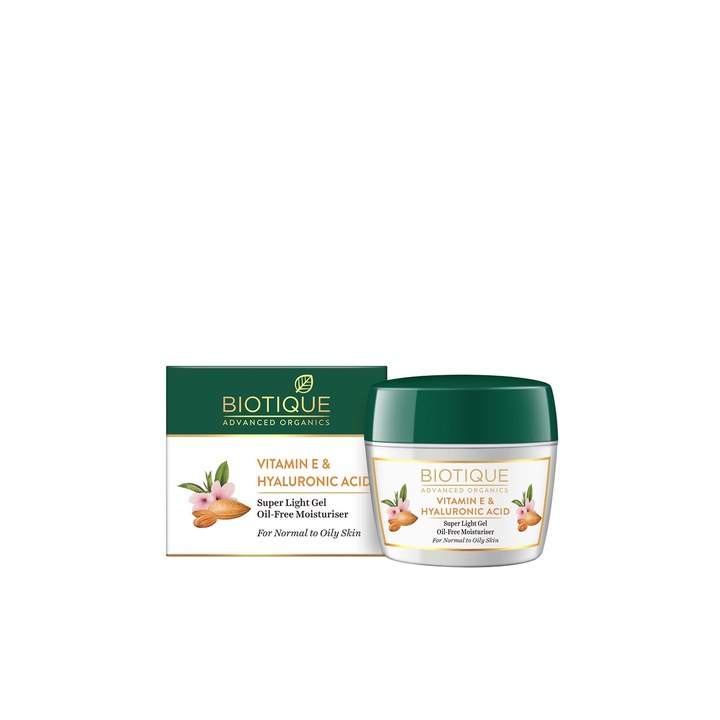 Biotique Advanced Organics Vitamin E & Hyaluronic Acid Super Light Gel Moisturiser - 175g