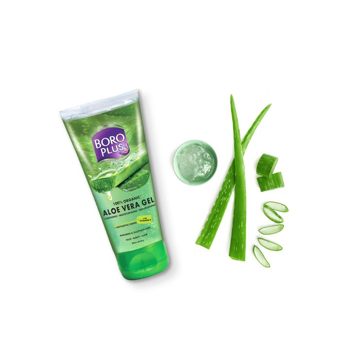 BOROPLUS Aloe Vera Organic Gel with Vitamin E & Antiseptic Herbs 150 ml