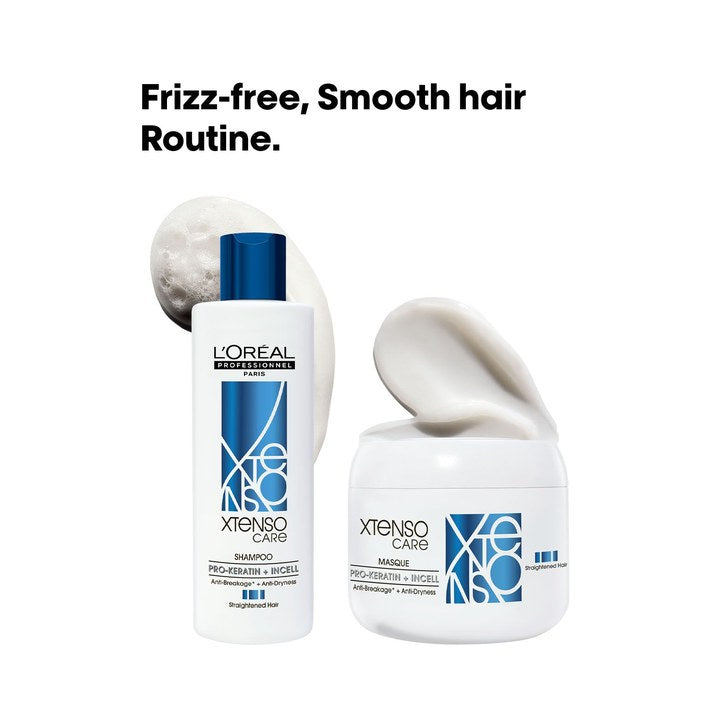 LOreal Professionnel Xtenso Care Pro-Keratine Shampoo & Masque Combo for Frizz-Free Hair