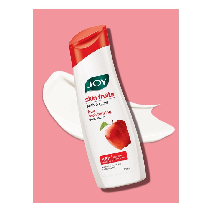 JOY Skin Fruits Body Lotion With Almond Oil, Jojoba Oil & Apple Extracts - 300ml