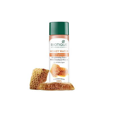 Biotique Honey Water Pore Tightening & Brightening Toner - 120ml