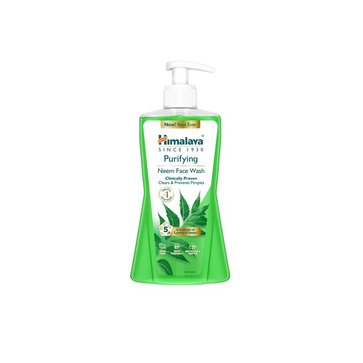 Himalaya Anti-Pimple Purifying Neem Face Wash with Turmeric For All Skin Types - 400 ml