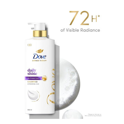 Dove Daily Shine Shampoo with Glycerin 650 ml