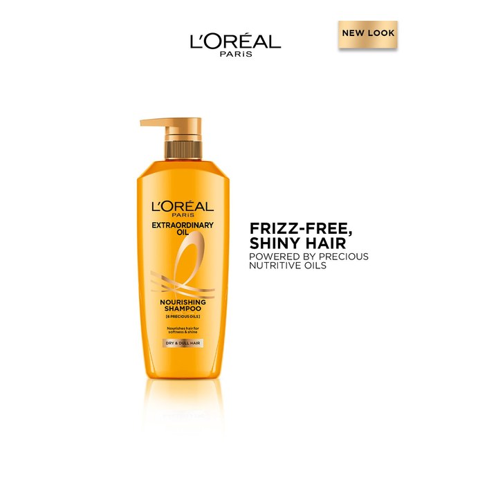 LOreal Paris Extraordinary Oil Nourishing Shampoo For Dry & Dull Hair - 650 ml