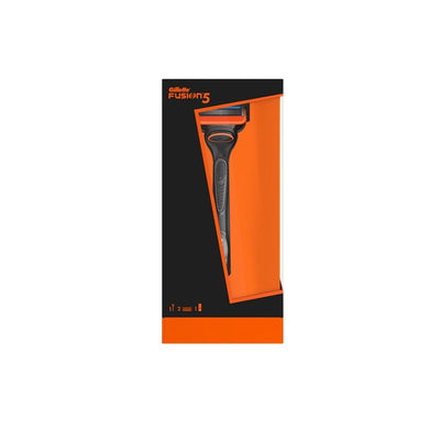Gillette Men Fusion5 Premium Gift Set - 1 Handle, 2 Fusion Blades, Travel Case