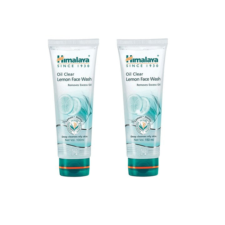 Himalaya Set Of 2 Oil Clear Lemon Face Wash with Honey - 100ml & 150ml