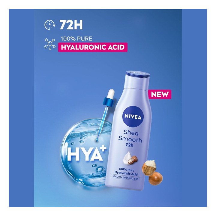 Nivea Smooth Milk Body Lotion For Dry Skin 200 ml