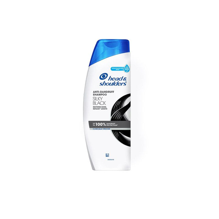 Head & Shoulders Unisex Silky Black Anti-Dandruff Shampoo 180 ml