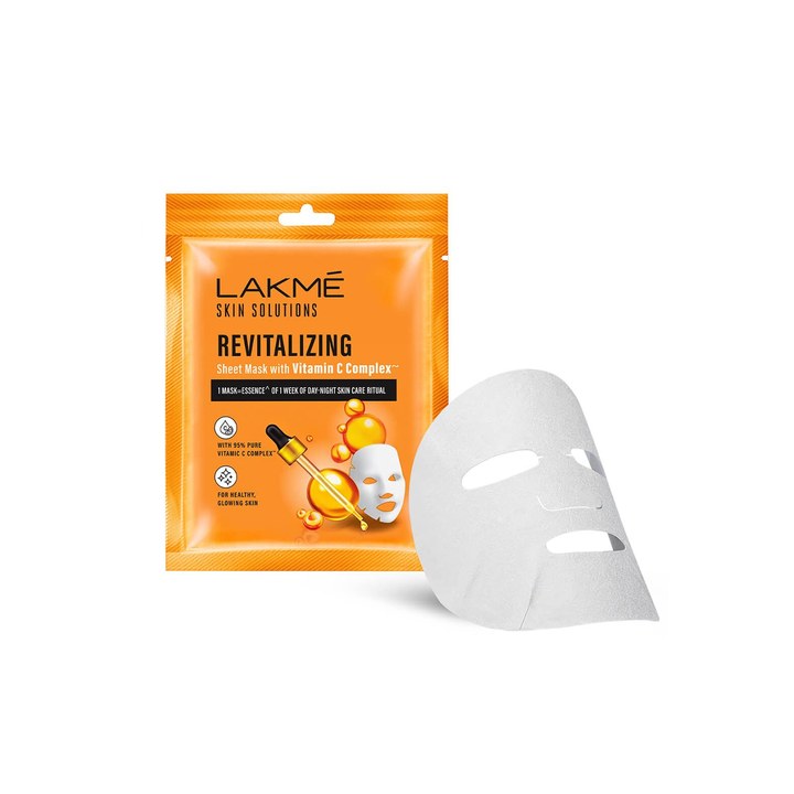 Lakme Skin Solutions Revitalizing Sheet Mask with Vitamin C Complex - 25ml
