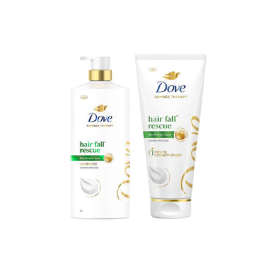 Dove Set of Hair Fall Rescue Shampoo 1L & Conditioner 335ml