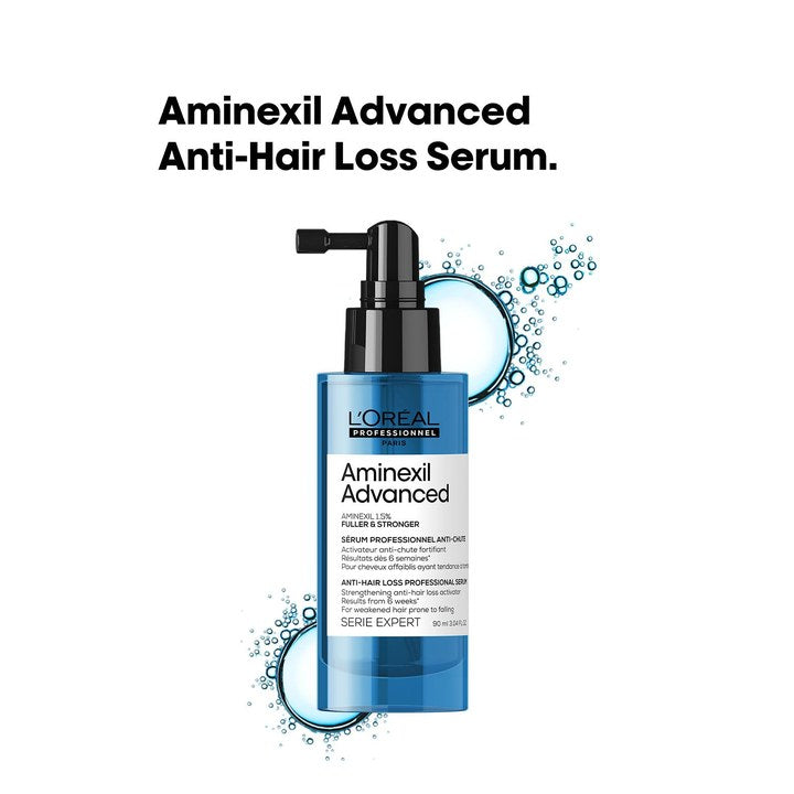 LOreal Professionnel Scalp Advanced Aminexil Advanced Leave-In Serum for Hair Loss - 90 ml