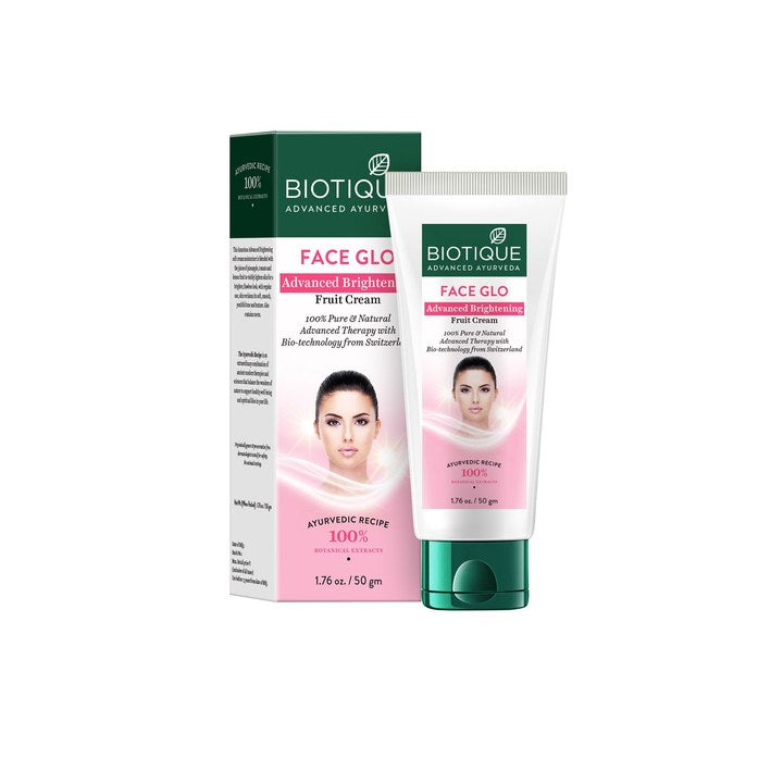 Biotique Pure & Natural Face Glo Advanced Brightening Fruit Face Cream - 50g