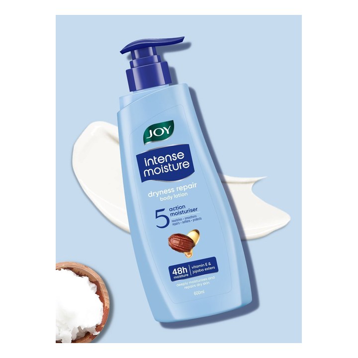 JOY Intense Moisture Summer Body Lotion For Dry Skin With Shea Butter - 600ml