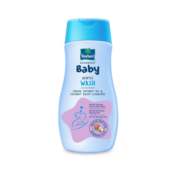 Parachute Advansed Baby Gentle Wash for New Born with Virgin Coconut Oil - 200ml