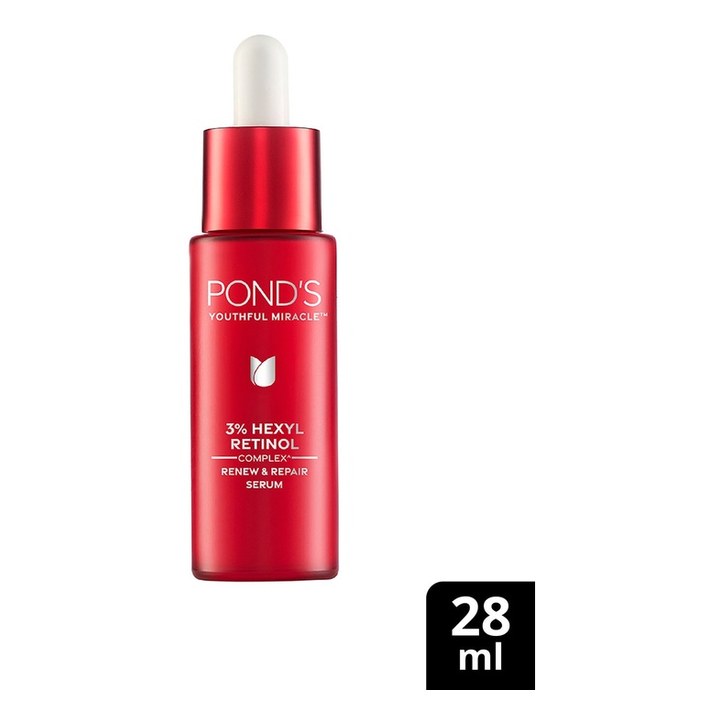 Ponds Youthful Miracle Hexyl Retinol Complex, Renew & Repair Serum - 28ml