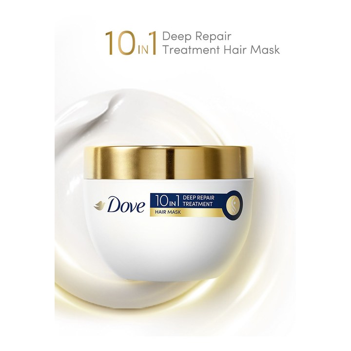 Dove 10 In 1 Deep Repair Treatment Hair Mask With 8% Bio Protein Fusion - 120 ml