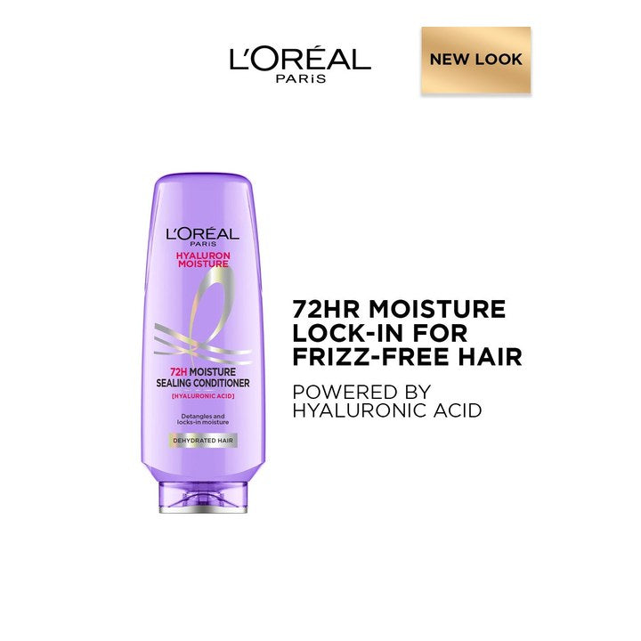 LOreal Paris Hyaluron 72H Moisture Sealing Conditioner For Dry & Dehydrated Hair - 340ml