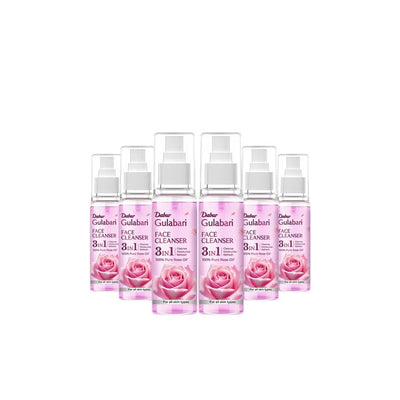 Dabur Set of 6 Gulabari Rose Glow Face Cleanser Spray - 100 ml each