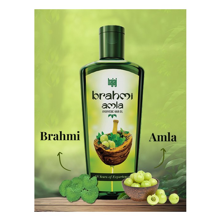 BAJAJ CONSUMER CARE Brahmi Amla Hair Oil - 400 ml