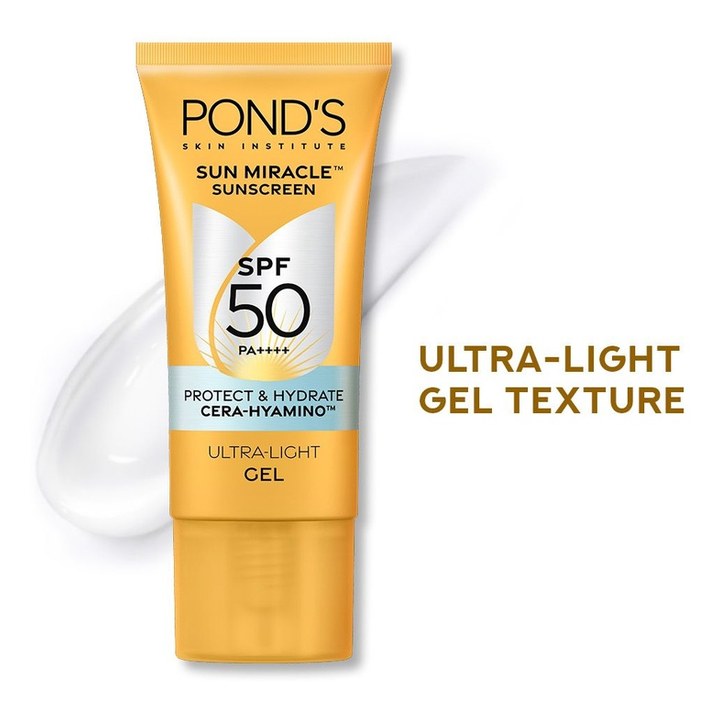 Ponds Protect & Hydrate Sun Miracle SPF 50 PA+++ Creme Gel Sunscreen - 50 g