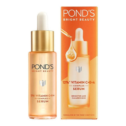 Ponds Bright Beauty 12% Vitamin C+E+A Complex Face Serum For Brighter & Clearer Skin- 14ml