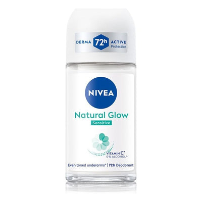 Nivea Women Natural Glow Sensitive Deo Roll On - 50 ml