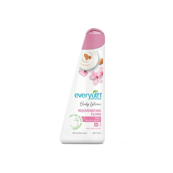 everyuth Naturals Rejuvenating Flora Daily Moisturization Non Sticky Body Lotion - 200ml