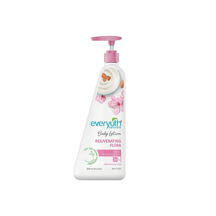 everyuth Naturals Rejuvenating Flora Daily Moisturization Non Sticky Body Lotion - 500ml