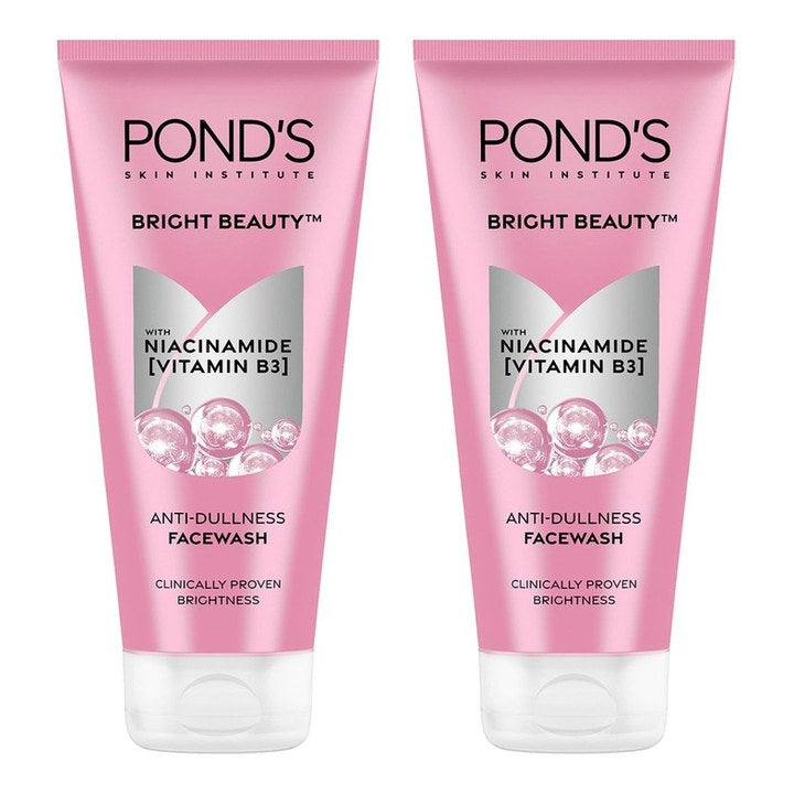 Ponds Set Of 2 Bright Beauty Spot-Less Glow Face Wash with Vitamin B3 - 200g Each