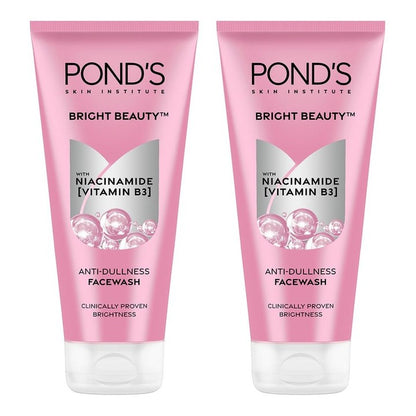 Ponds Set Of 2 Bright Beauty Spot-Less Glow Face Wash with Vitamin B3 - 200g Each