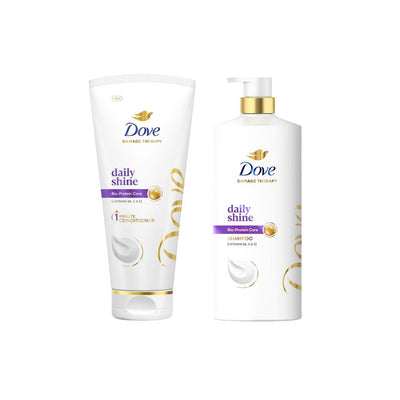 Dove Daily Shine Nourishing Shampoo 1L & Hair Conditioner 175ml Combo