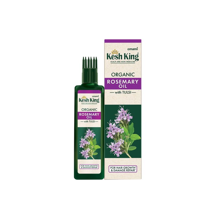 Kesh King Organics Rosemary Oil with Tulsi for Hair Fall Control - 200ml