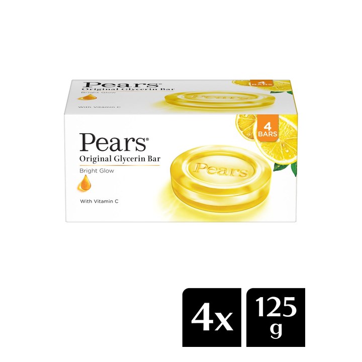 Pears Naturale Set of 4 Vitamin C Soap - 125g each