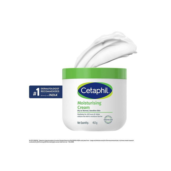Cetaphil Moisturising Cream for Face & Body with Niacinamide & Vitamin B5 - 450 g