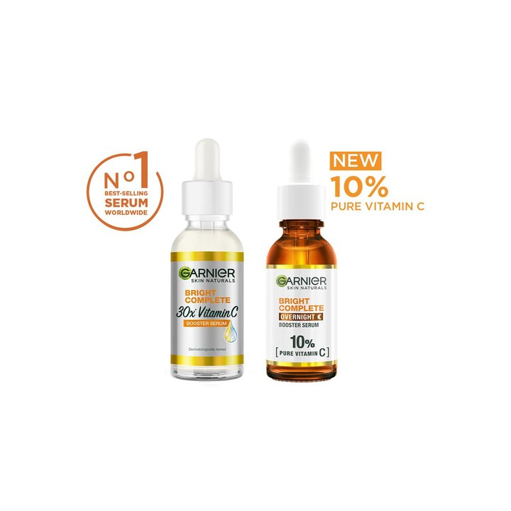 Garnier Bright Complete Vitamin C Day & Night Serum Duo