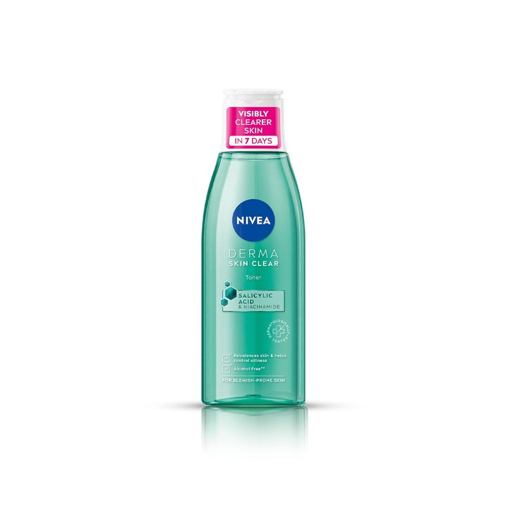 Nivea Derma Skin Clear Toner with Salicylic Acid & Niacinamide - 200 ml