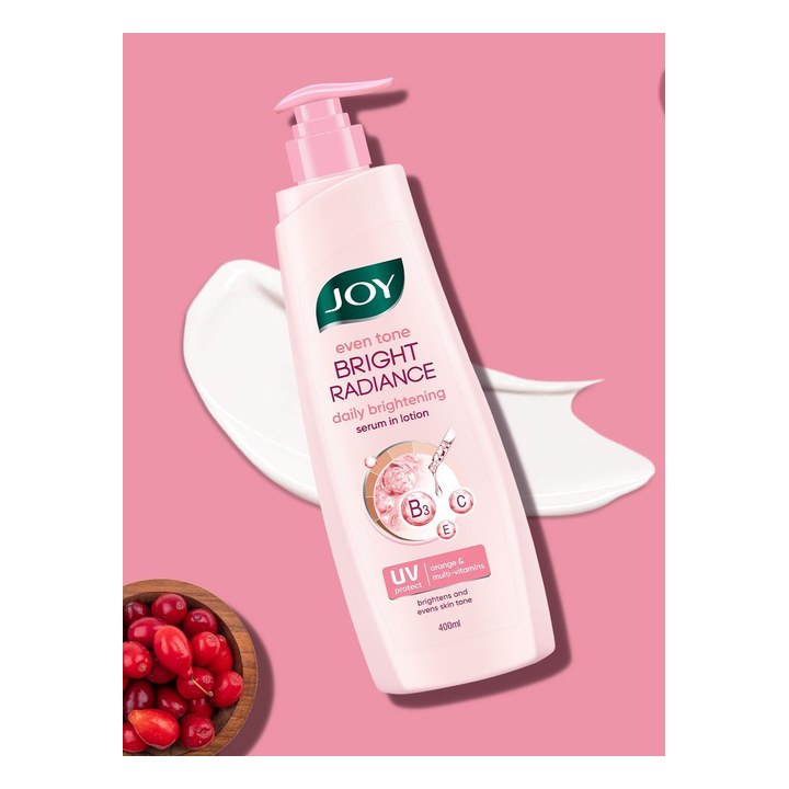 JOY Even Tone Bright Radiance Skin Brightening Hand & Body Lotion - 400ml